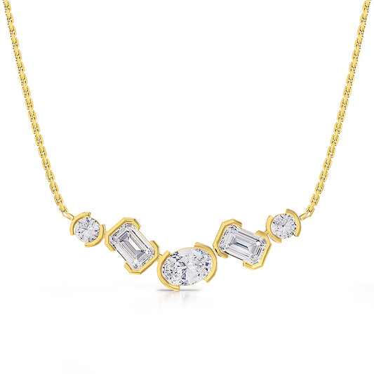 2.6 Carat Lab Grown Diamond Pendant Necklace 18"