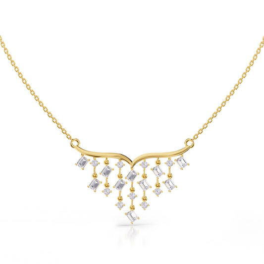 2.9 Carat Lab Grown Diamond Pendant Necklace 18"