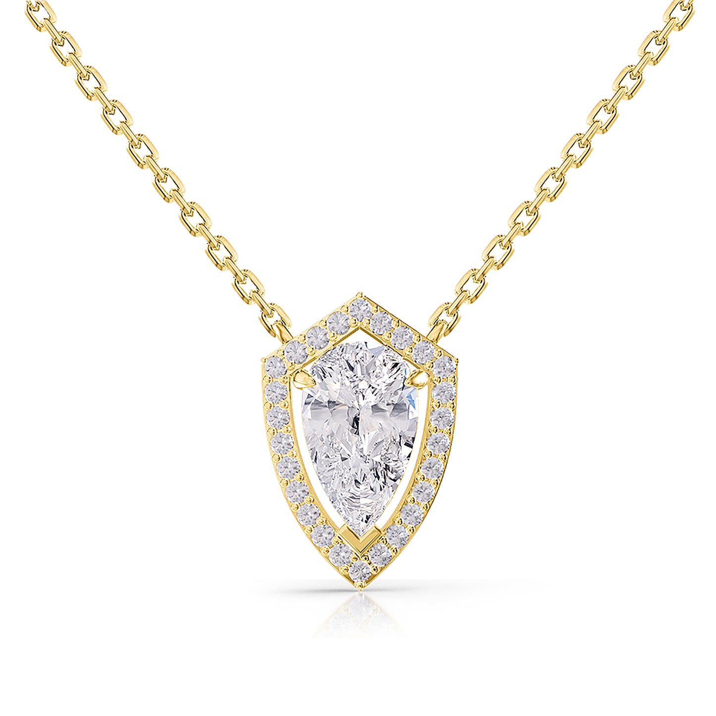 2.50 Carat Lab Grown Diamond Pendant Necklace 18"