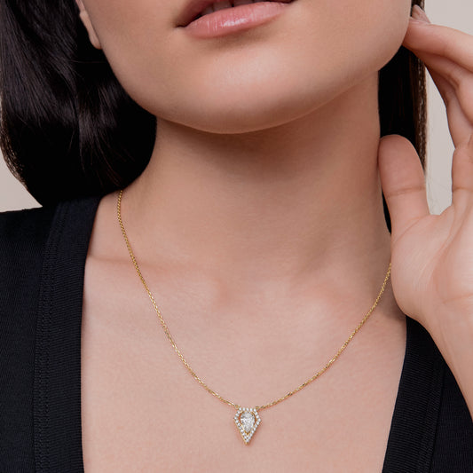 1.50 Carat Lab Grown Diamond Pendant Necklace 18"