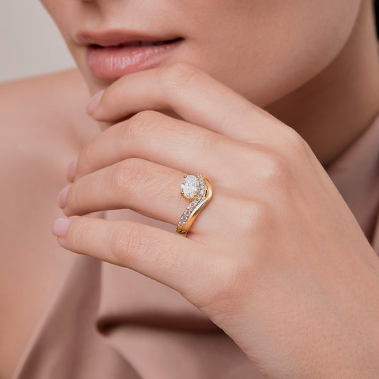 1.5 Carat Lab Grown Lab Grown Diamond Engagement Ring