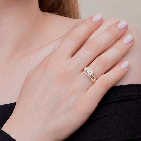 2 Carat Lab Grown Lab Grown Diamond Engagement Ring