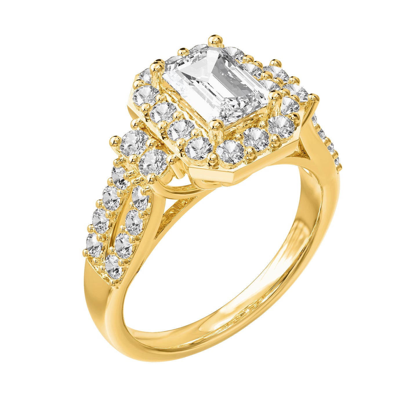2 Carat Lab Grown Lab Grown Diamond Engagement Ring