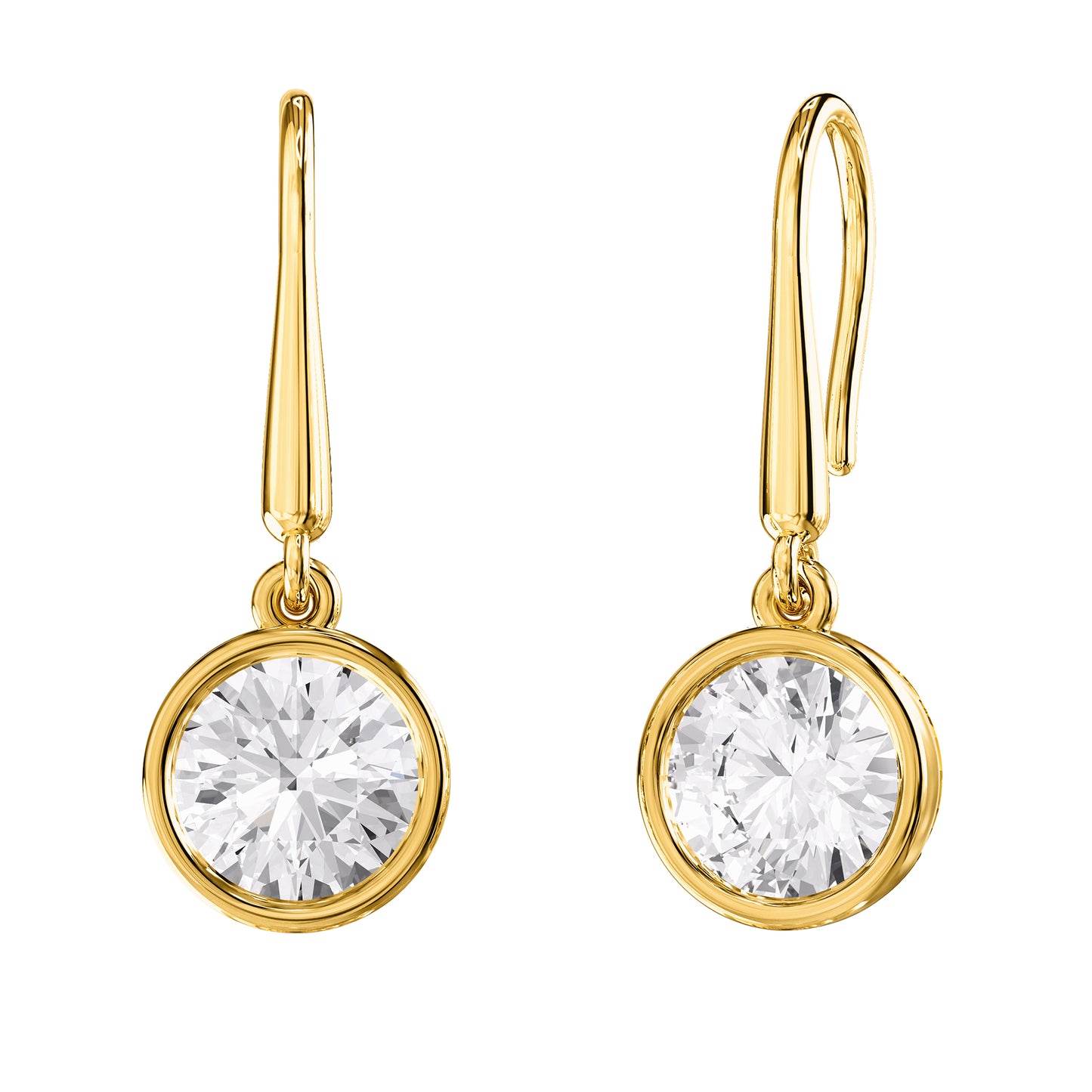 2 Carat Lab Grown Diamond Drop & Dangle Earrings