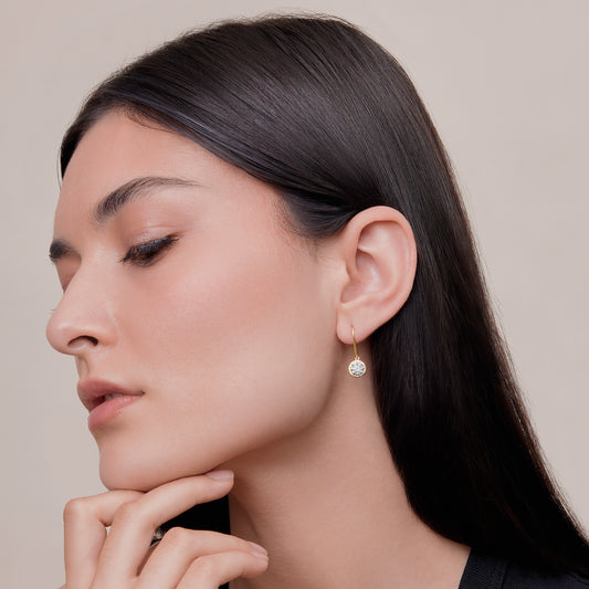 2 Carat Lab Grown Diamond Drop & Dangle Earrings