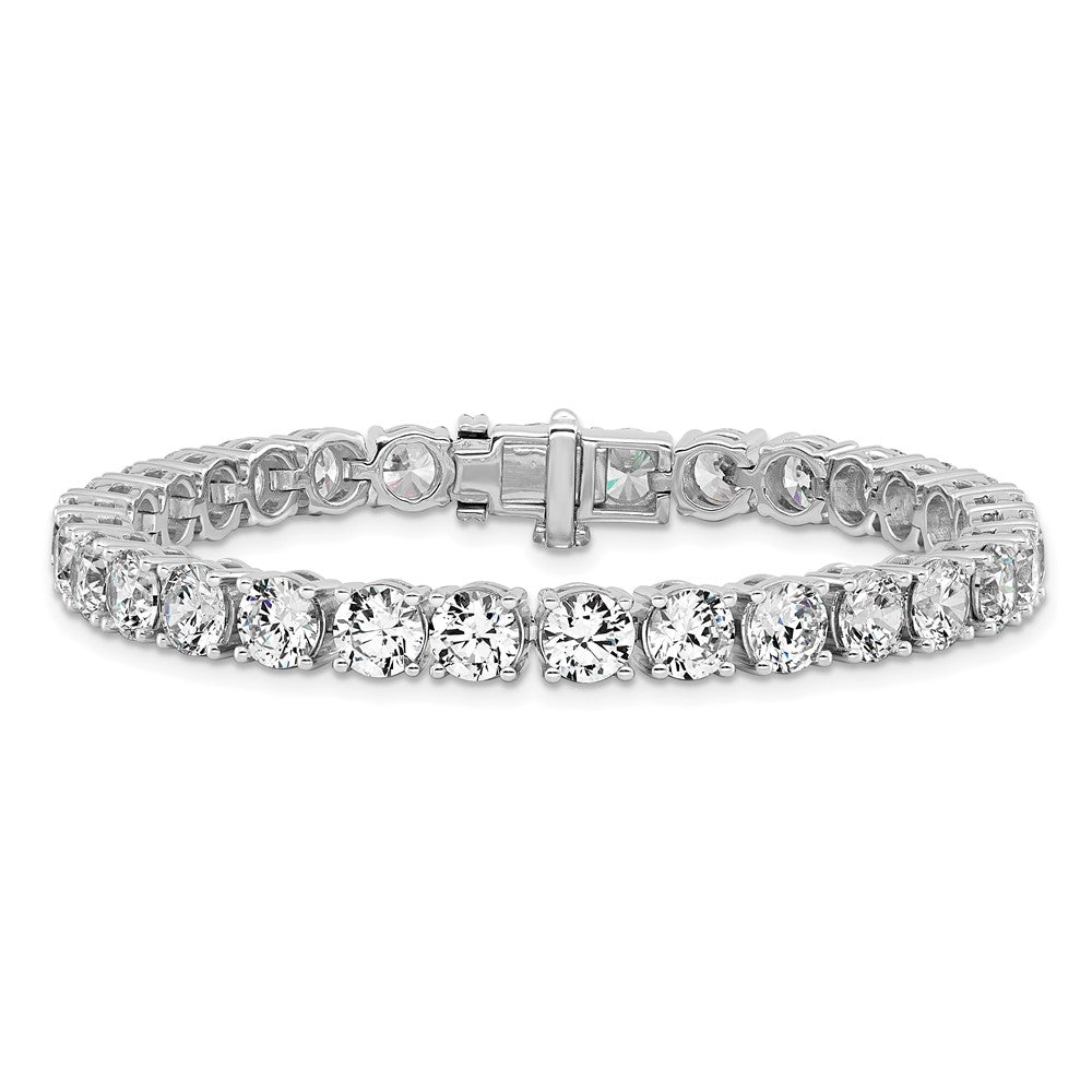 14k Gold Certified Lab Grown 22.5 Ct Diamond Tennis Bracelet 7"