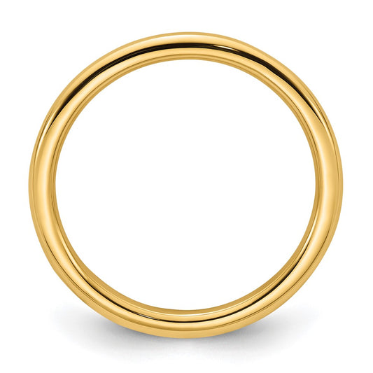 14k Yellow Gold 2mm Standard Weight Comfort Fit Wedding Band Ring