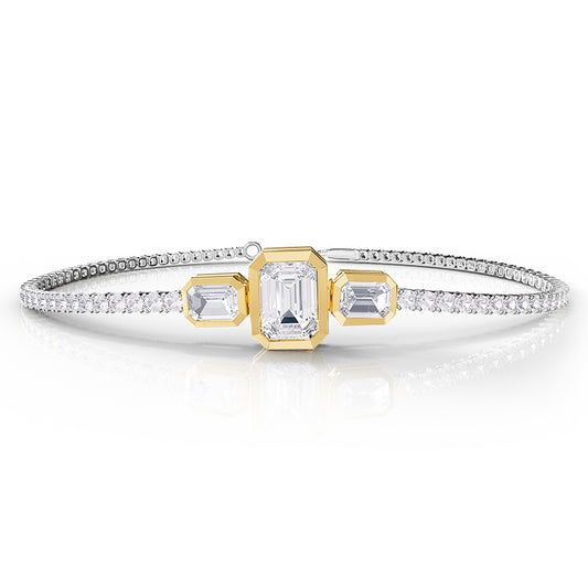 4.90 Carat Lab Grown Diamond Tennis Bracelet 7"