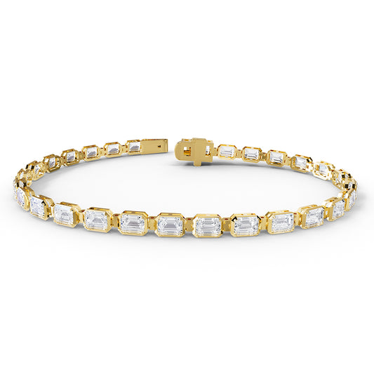 7.75 Carat Lab Grown Diamond Tennis Bracelet 7"