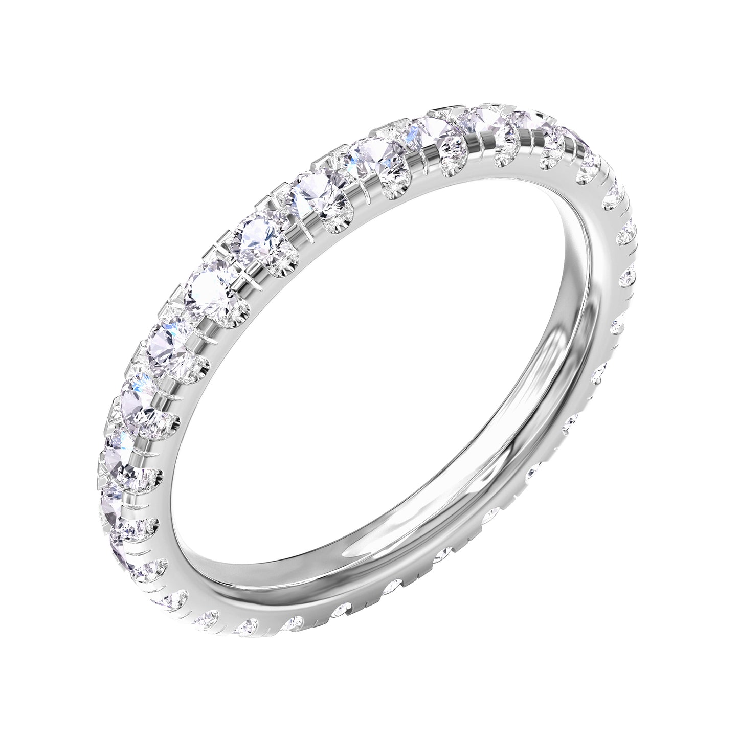 1 Carat Lab Grown Diamond Eternity Band Ring