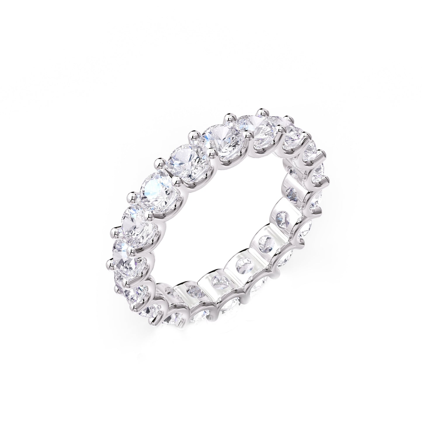 3.25 Carat Lab Grown Diamond Eternity Wedding Band Ring
