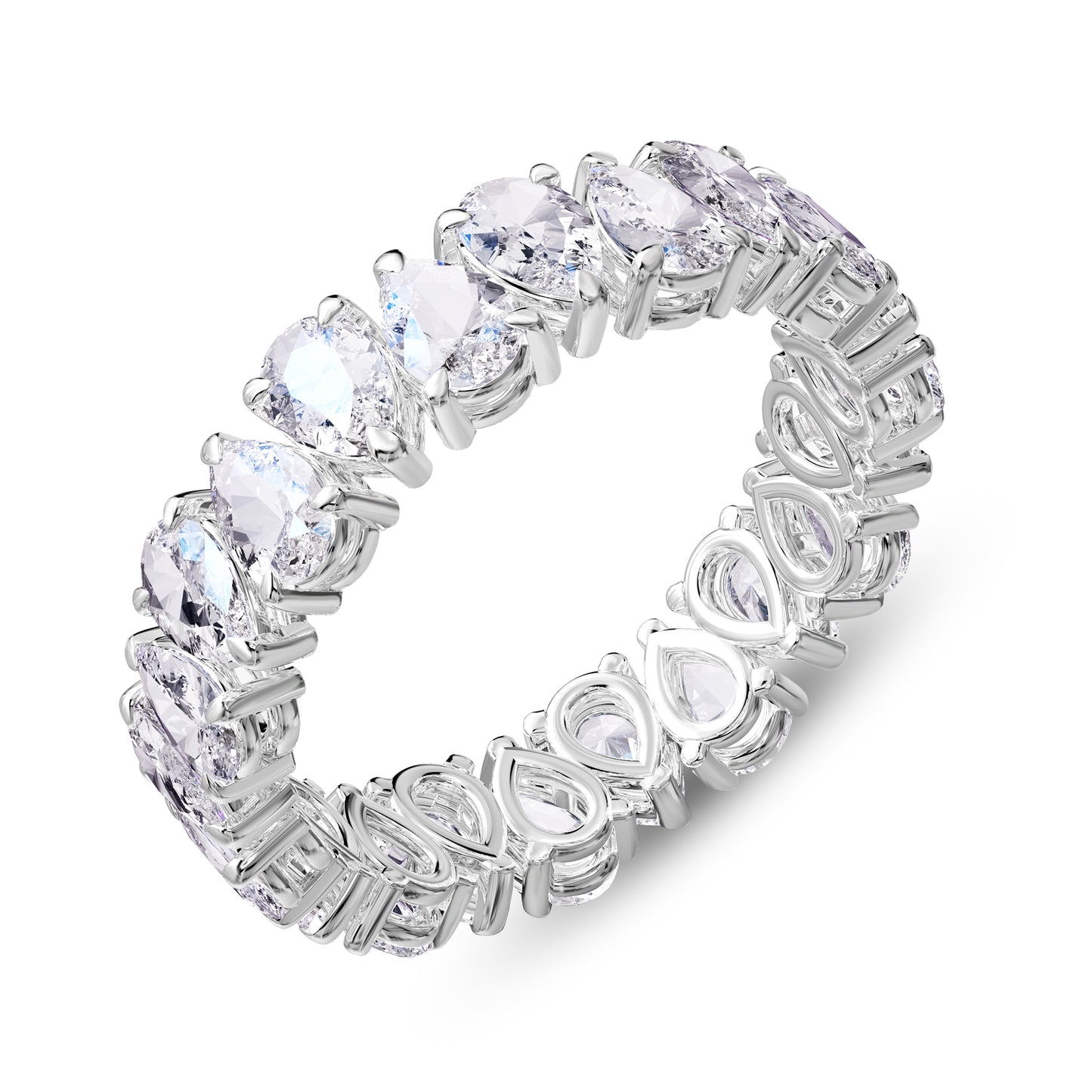 3.25 Carat Lab Grown Diamond Eternity Wedding Band Ring