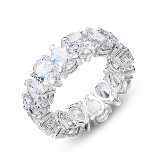 6.50 Carat Lab Grown Diamond Eternity Wedding Band Ring
