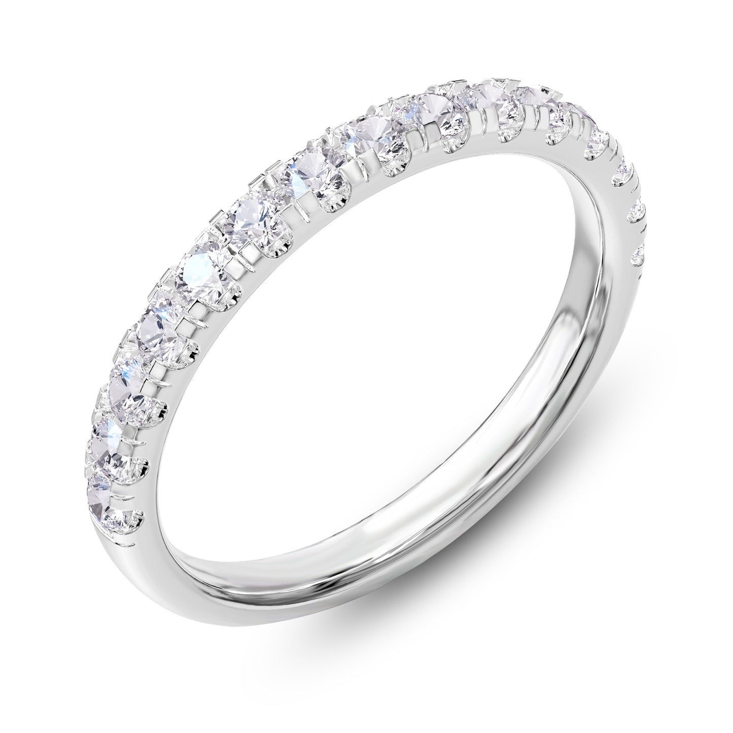 1/2 Carat Lab Grown Diamond Wedding Band Ring