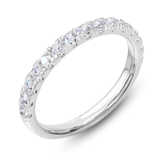 1/2 Carat Lab Grown Diamond Wedding Band Ring