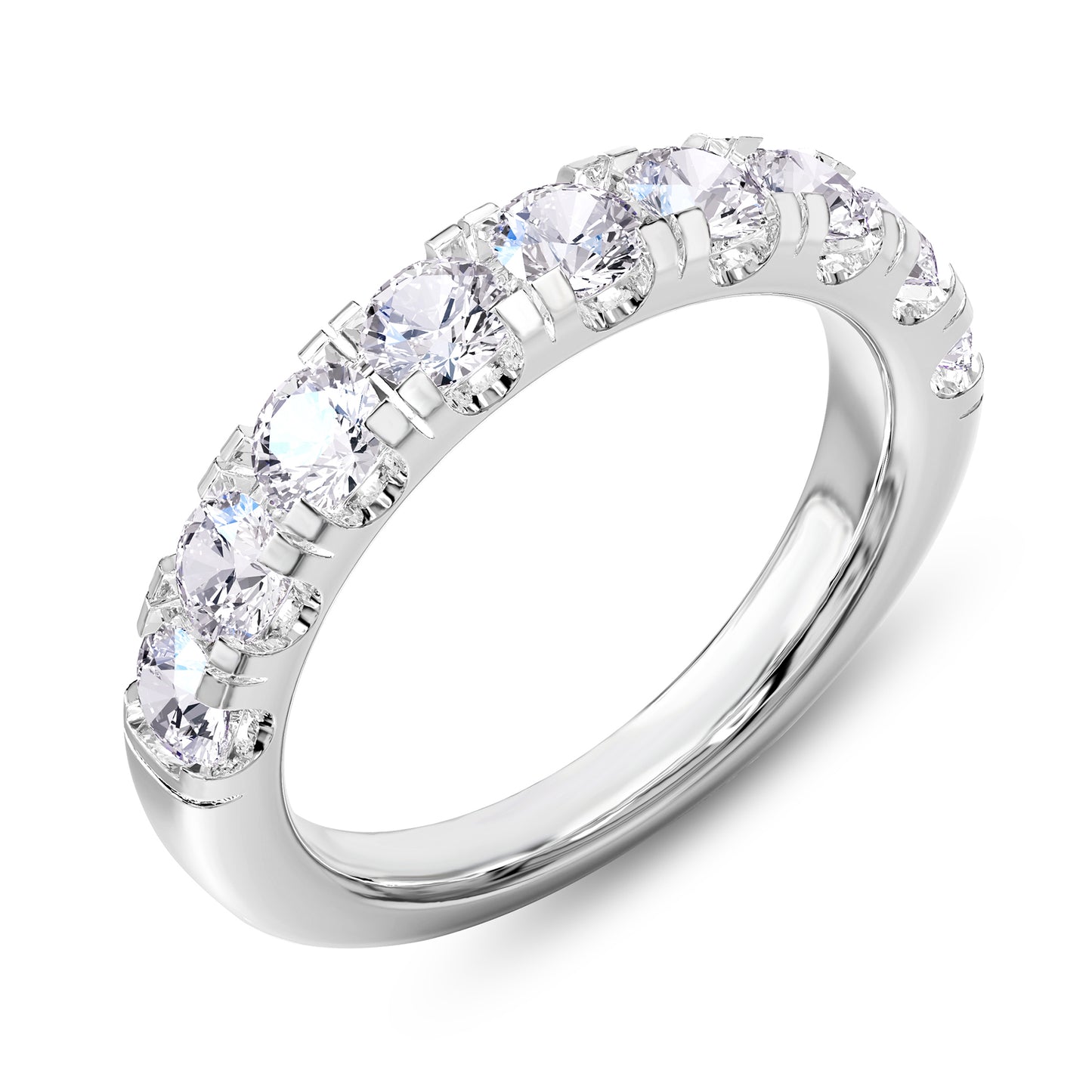 1.75 Carat Lab Grown Diamond Wedding Band Ring