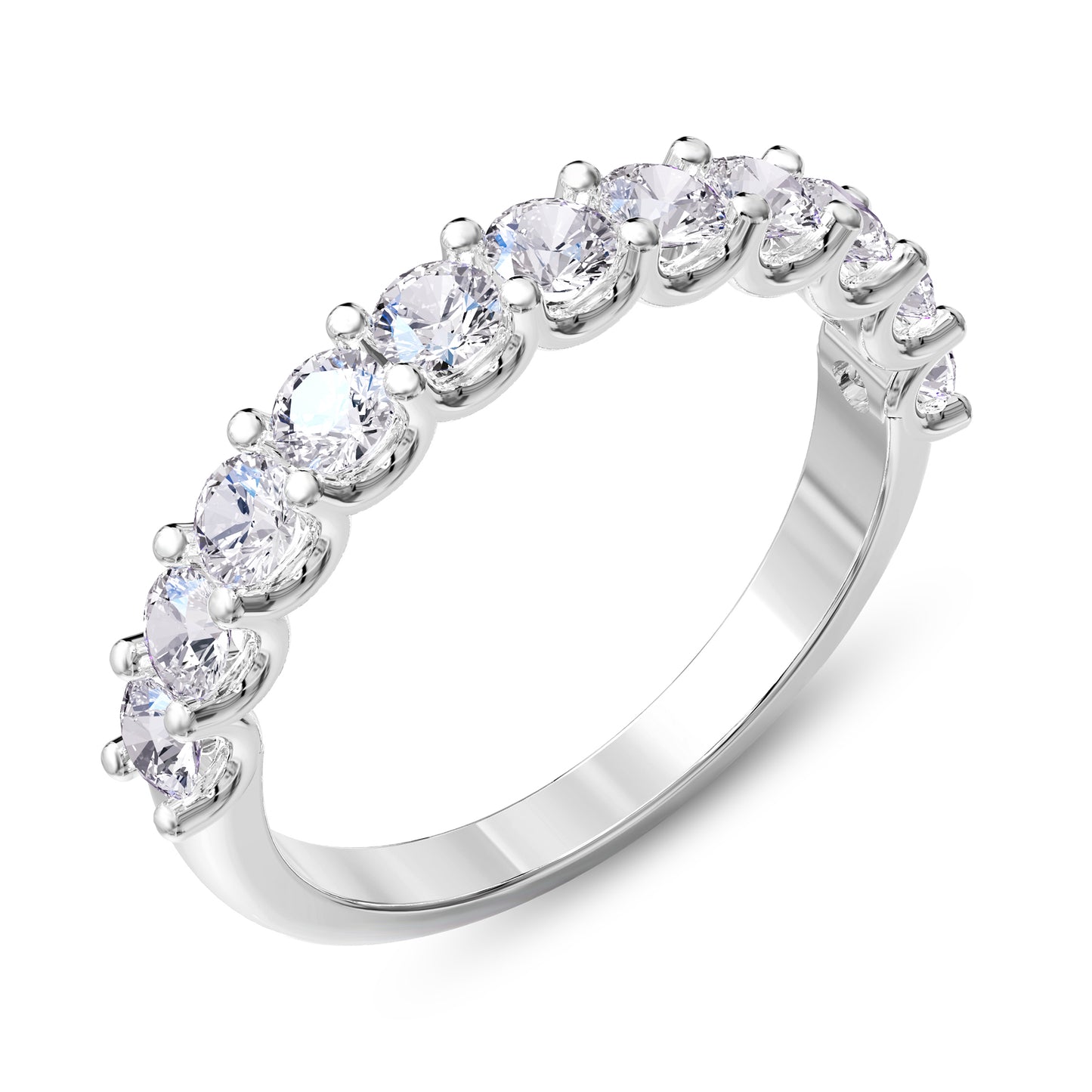 1 Carat Lab Grown Diamond Wedding Band Ring