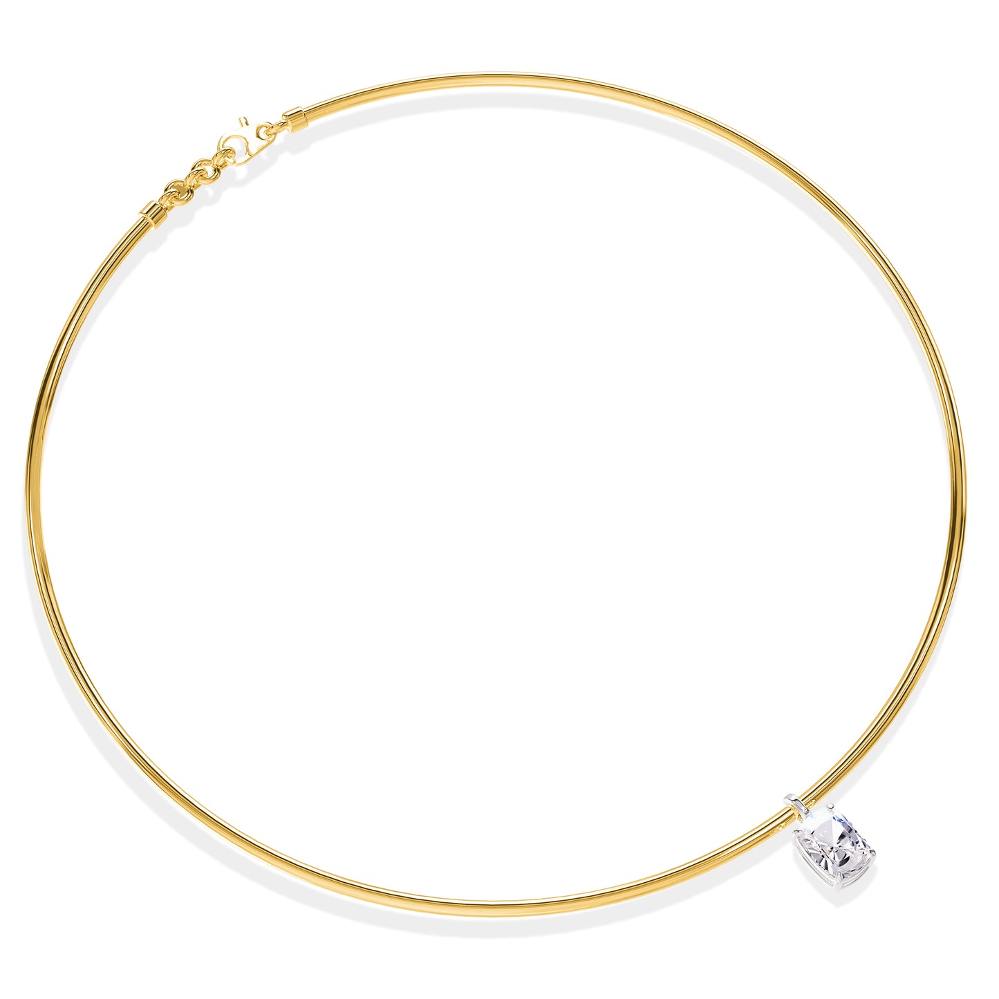 2 Carat Lab Grown Diamond Necklace 18"