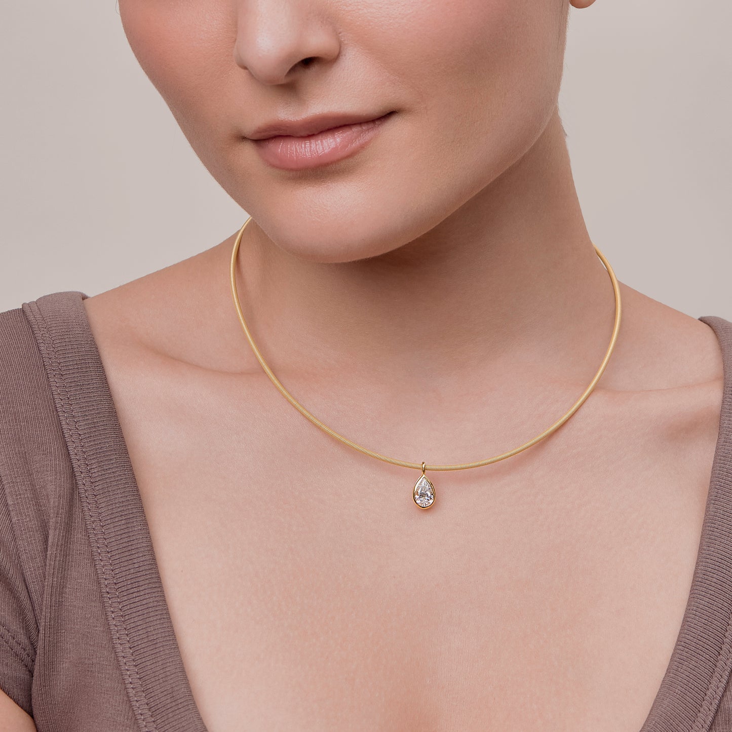 1 Carat Lab Grown Diamond Necklace 18"