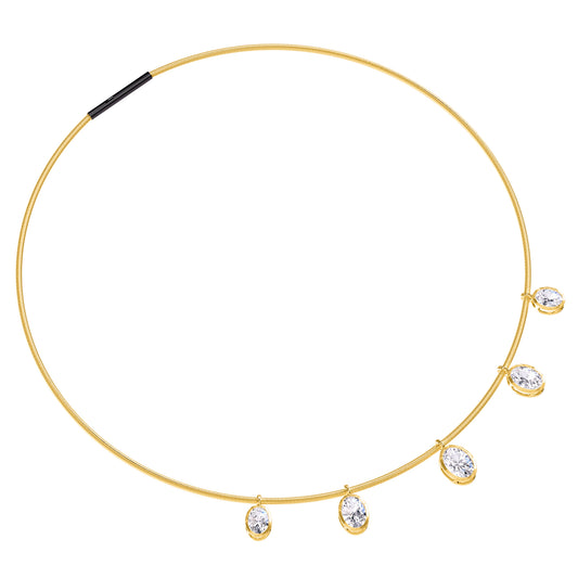 7 Carat Lab Grown Diamond Necklace 18"