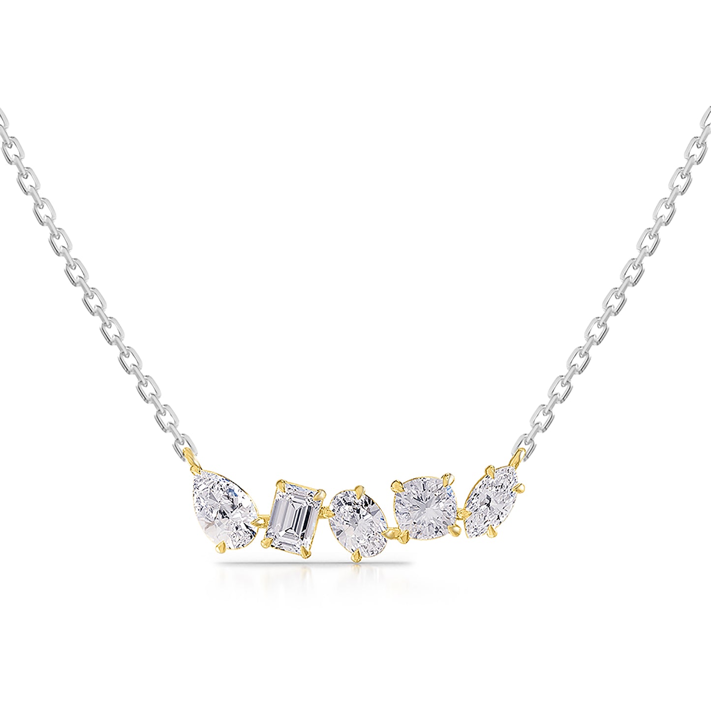 2 Carat Lab Grown Diamond Pendant Necklace 18"