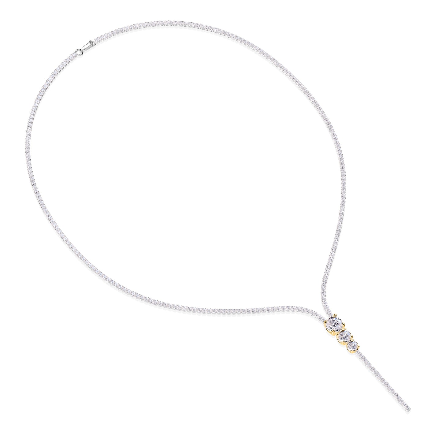 7 Carat Lab Grown Diamond Necklace 18"