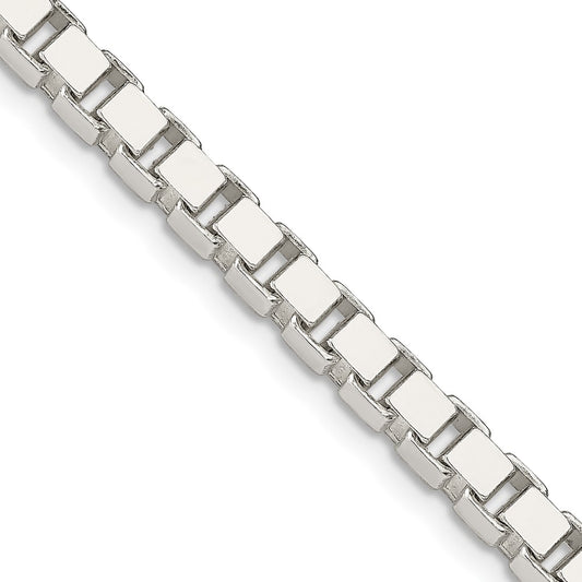 Sterling Silver 4.5mm Box Chain Necklace