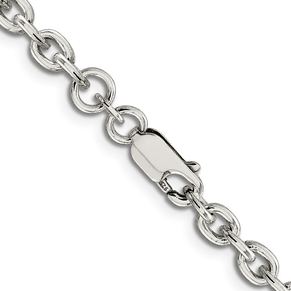 Sterling Silver 4.5mm Cable Chain Necklace