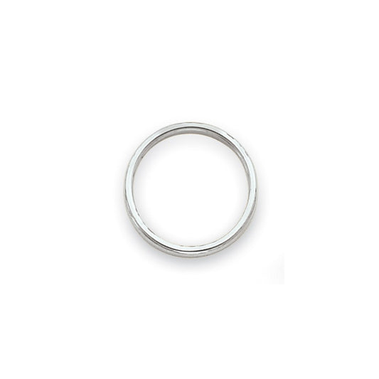 14k White Gold Polished 2mm Stackable Band Ring