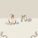 Diamond Hoop Earrings