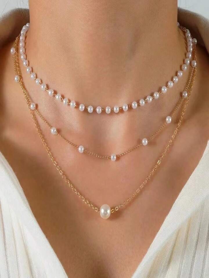 Pearl necklaces