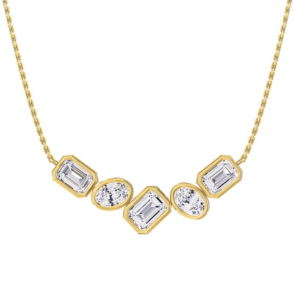 3.25 Carat Lab Grown Diamond Pendant Necklace 18"