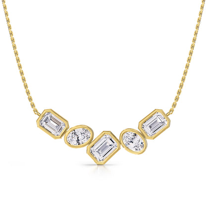 3.25 Carat Lab Grown Diamond Pendant Necklace 18"
