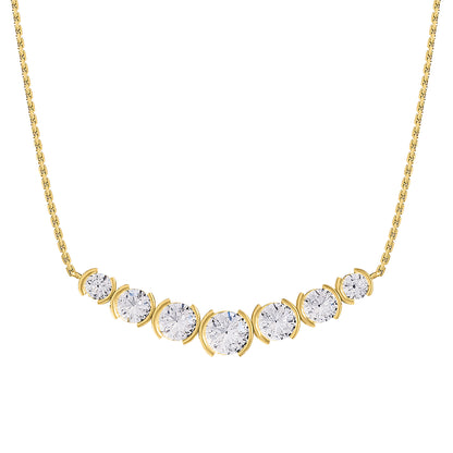 2.8 Carat Lab Grown Diamond Pendant Necklace 18"
