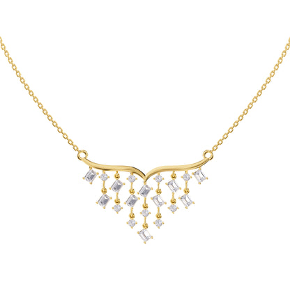 2.9 Carat Lab Grown Diamond Pendant Necklace 18"