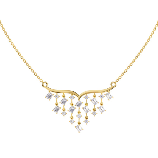 2.9 Carat Lab Grown Diamond Pendant Necklace 18"