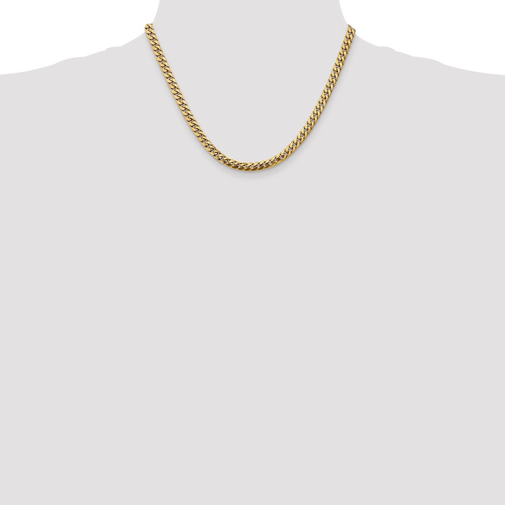 10k Yellow Gold 5mm Miami Cuban Chain for Men