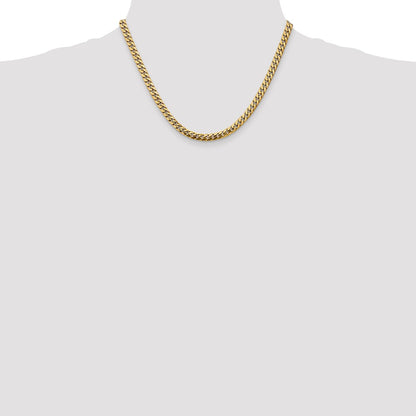 10k Yellow Gold 5mm Miami Cuban Chain for Men