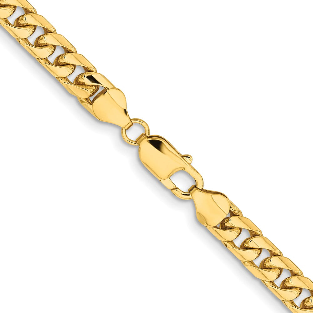 10k Yellow Gold 6.25mm Solid Miami Cuban Chain Necklace