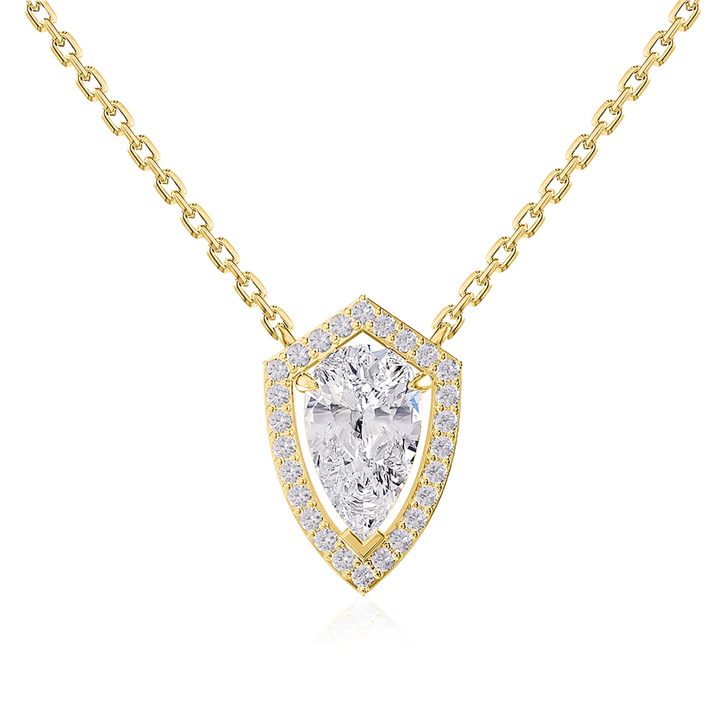 2.50 Carat Lab Grown Diamond Pendant Necklace 18"