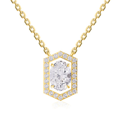 2 Carat Lab Grown Diamond Pendant Necklace 18"