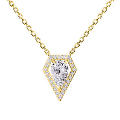1.50 Carat Lab Grown Diamond Pendant Necklace 18"