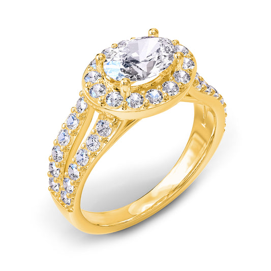 2 Carat Lab Grown Lab Grown Diamond Engagement Ring