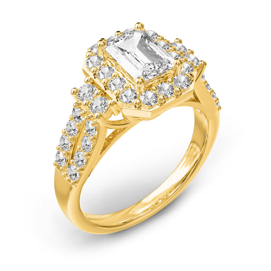 2 Carat Lab Grown Lab Grown Diamond Engagement Ring