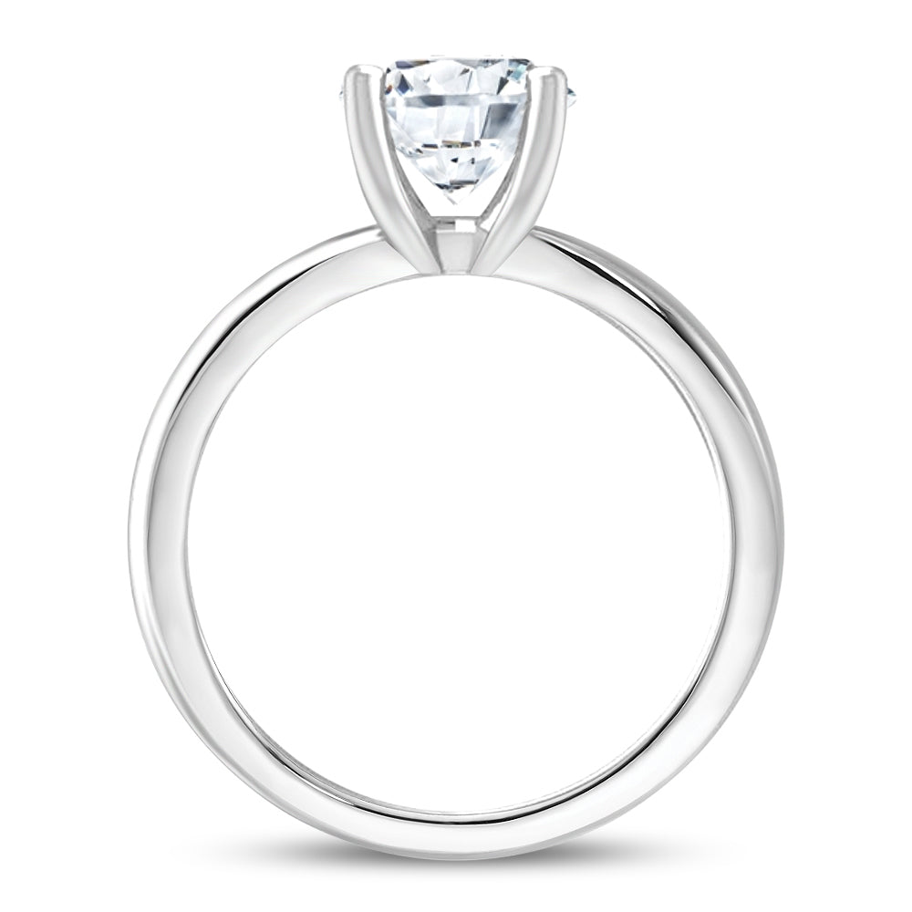 IGI Certified Lab Grown Diamond Engagement Ring 14k White Gold Clarity- VS, Color- EFG