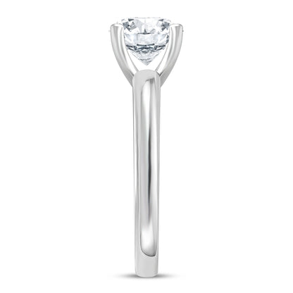 IGI Certified Lab Grown Diamond Engagement Ring 14k White Gold Clarity- VS, Color- EFG
