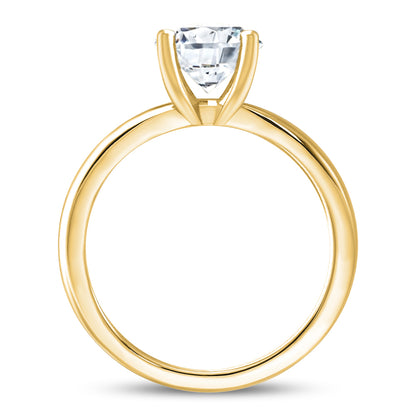 IGI Certified Lab Grown Diamond Engagement Ring 14k Yellow Gold Clarity- VS, Color- EFG