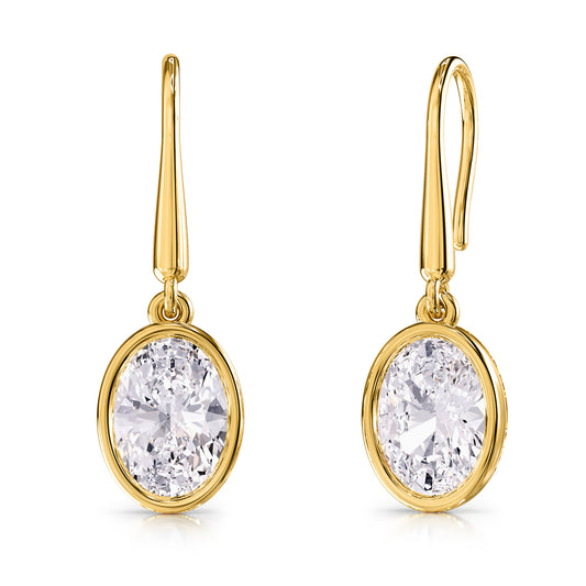 2.30 Carat Lab Grown Diamond Drop & Dangle Earrings