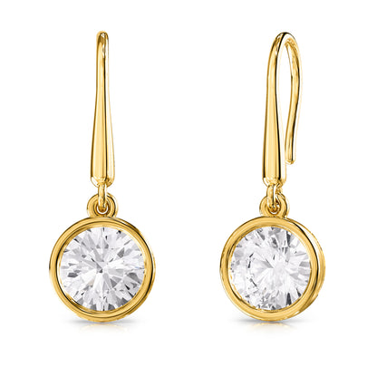 2 Carat Lab Grown Diamond Drop & Dangle Earrings