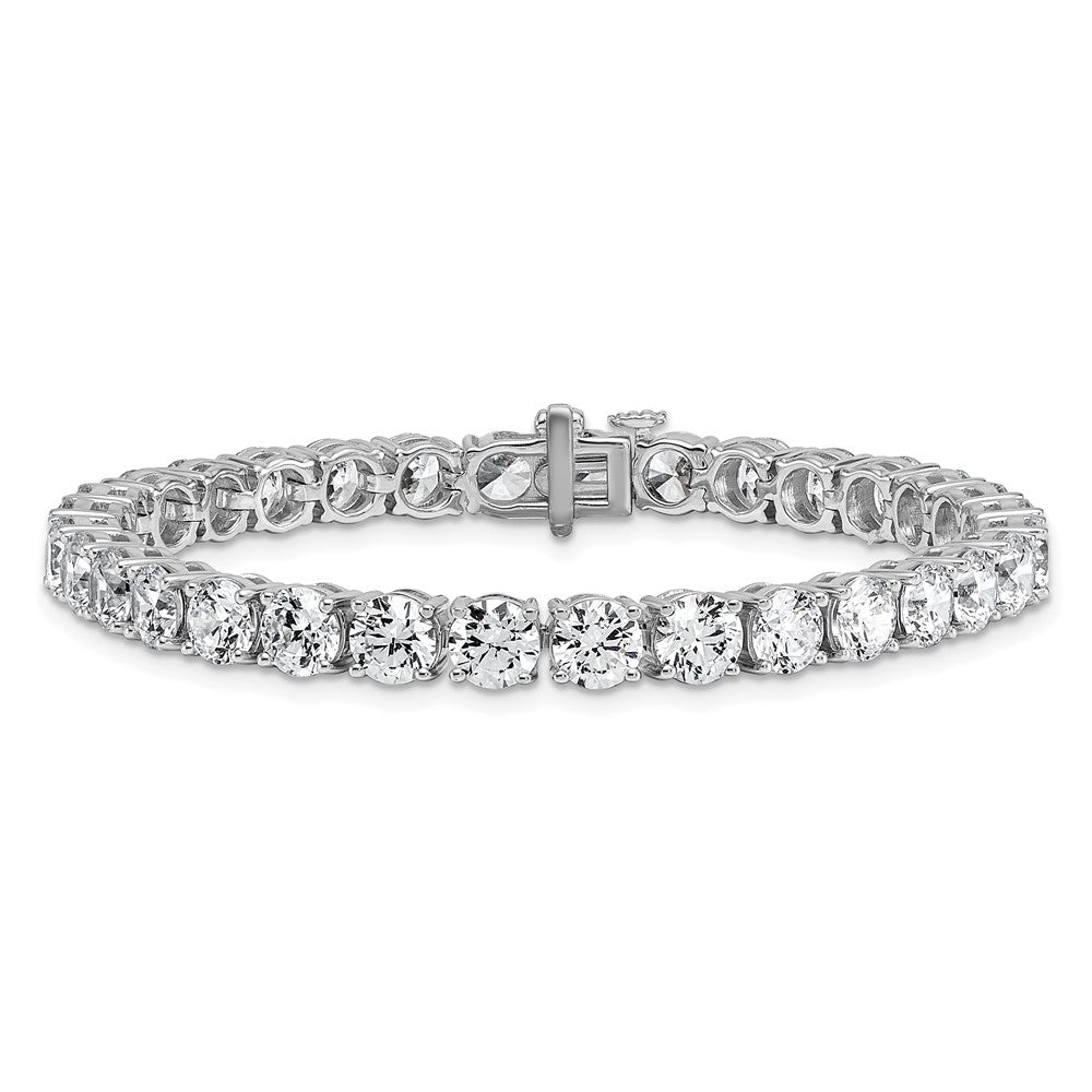 14k Gold Certified Lab Grown 16 Ct Diamond Tennis Bracelet 7"
